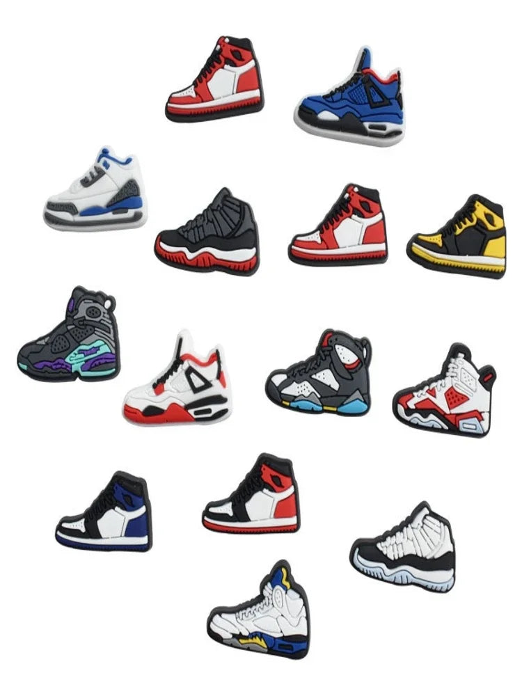 12-Piece Shoe Charms Set for Sneakers & Sandals