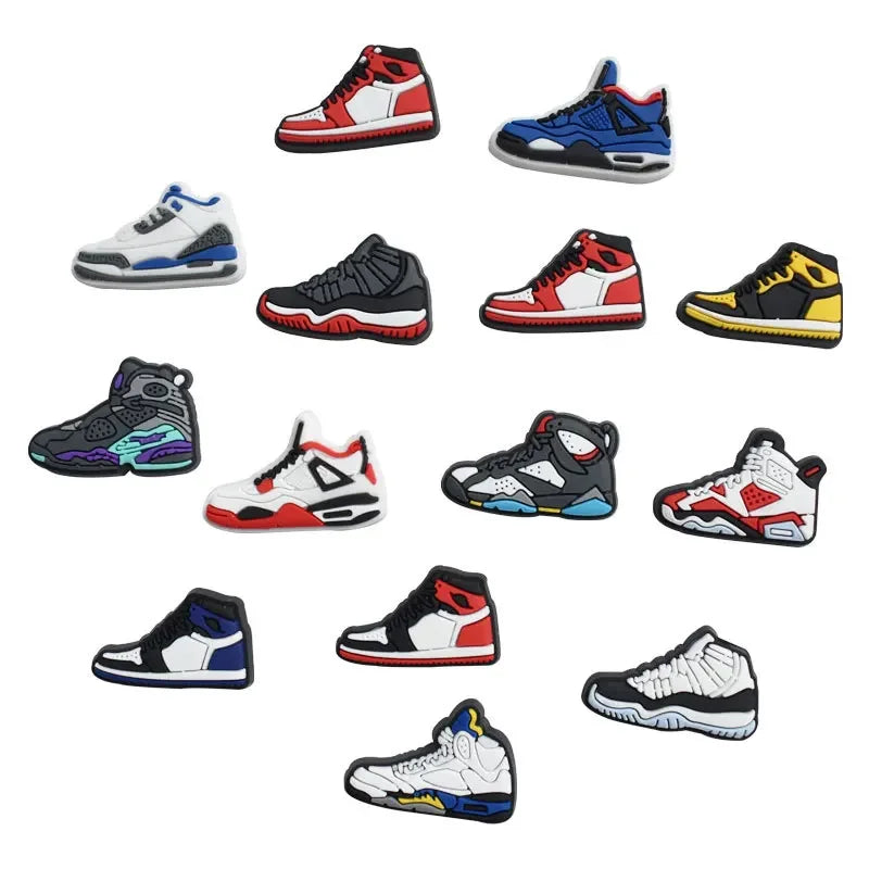 12-Piece Shoe Charms Set for Sneakers & Sandals